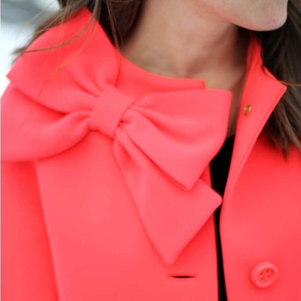 Kate Spade Dorothy Coat in Geranium - Picture 7 of 14